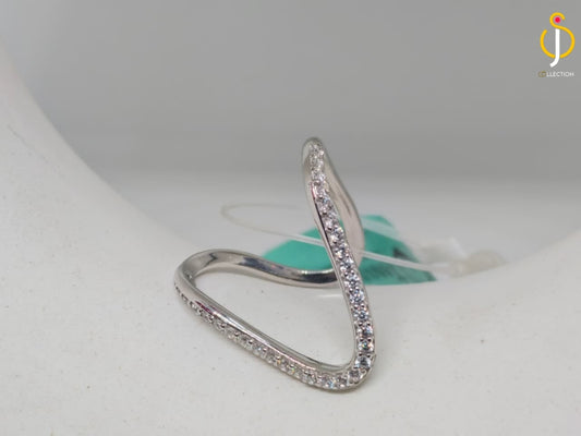 The Chic Chevron Ring